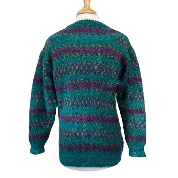 Vintage Studio Michelle Stuart Nordic Mohair Wool Blend Sweater Hong Kong - Picture 5 of 6